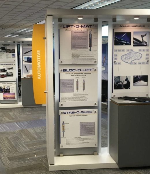 Stabilus Showroom Kiosks_Holt-Environments