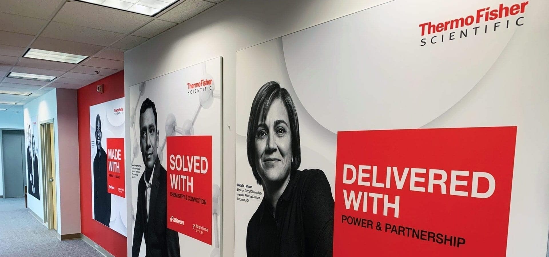 TFS branded interior hallway Holt Environments 1