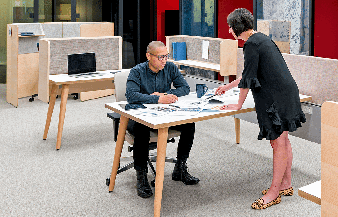 Minimalist workflow interior design environment