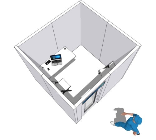 3D rendering of consultation room by Holt Marketing Environments