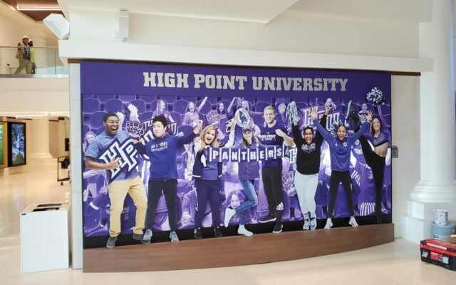 High Point University Arena Entry Wall