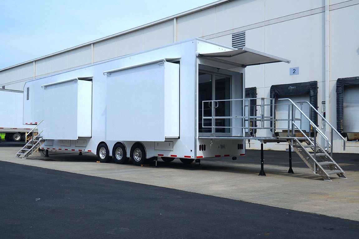 Mobile event trailer for experiential marketing at Holt Experiential.