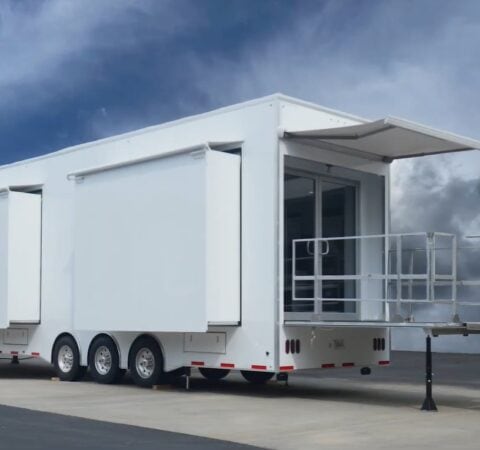 Mobile training trailer - exterior