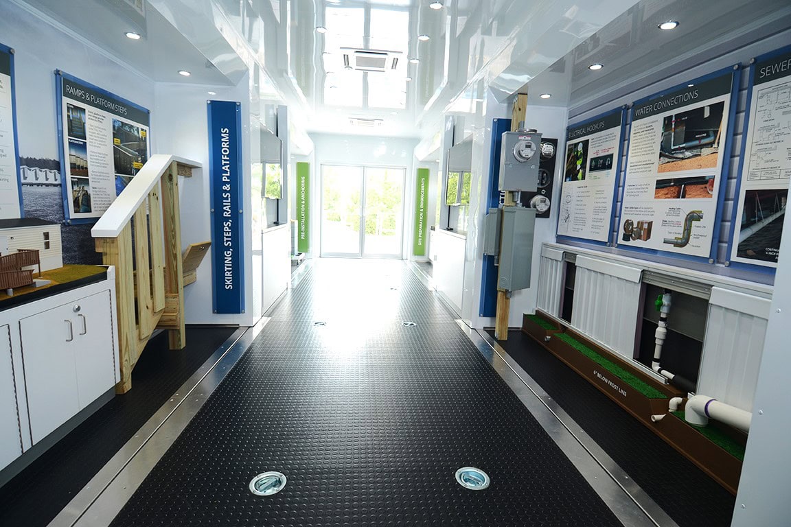 Mobile training trailer interior all vignettes 2