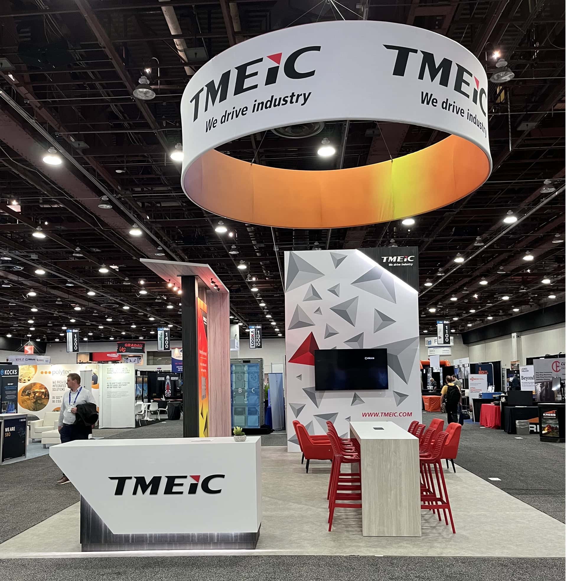 TMEIC 20x30 trade show exhibit AISTech 2023 short aisle