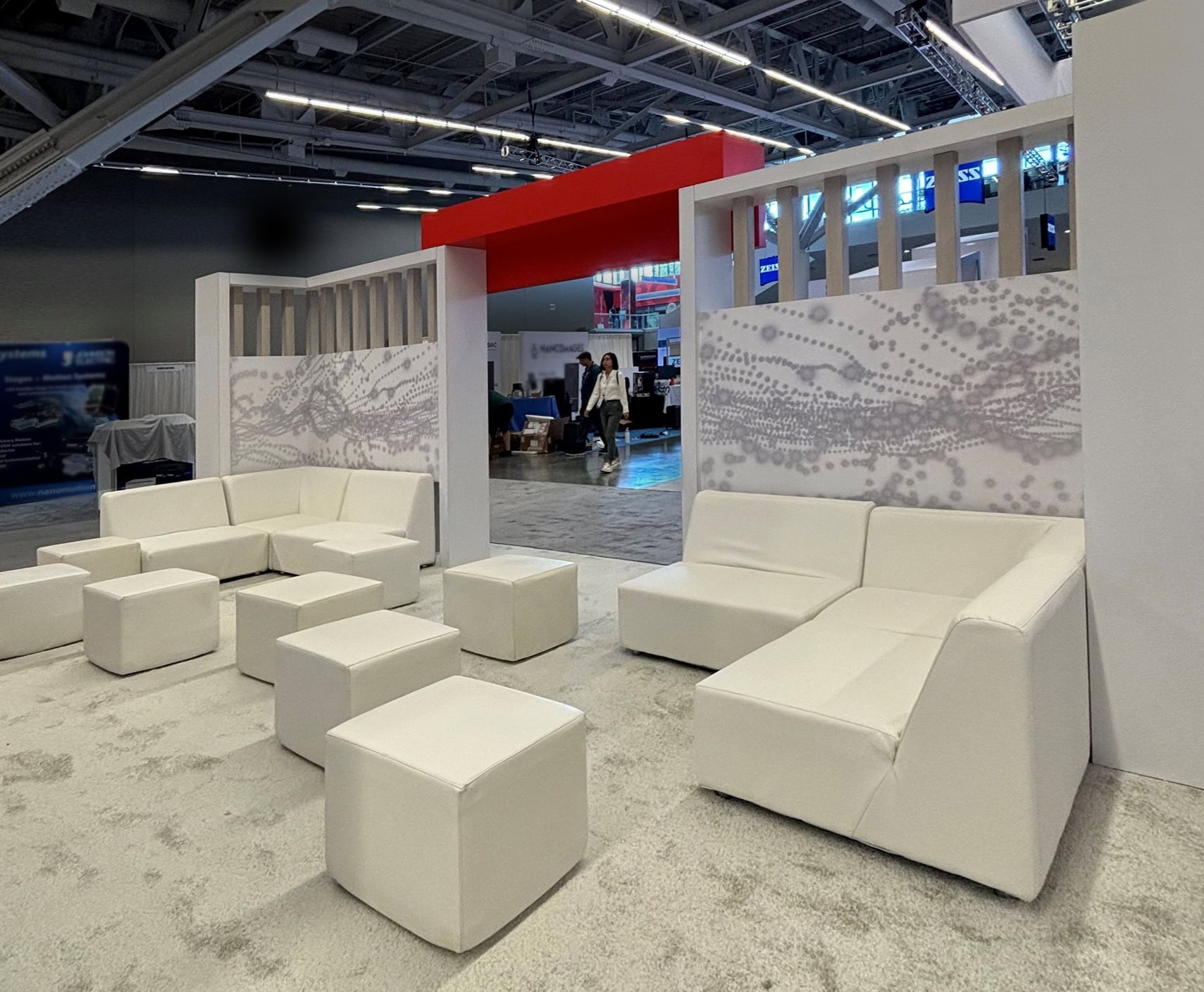 TFS 50x50 trade show exhibit MM 2024 presentation seating ALTS