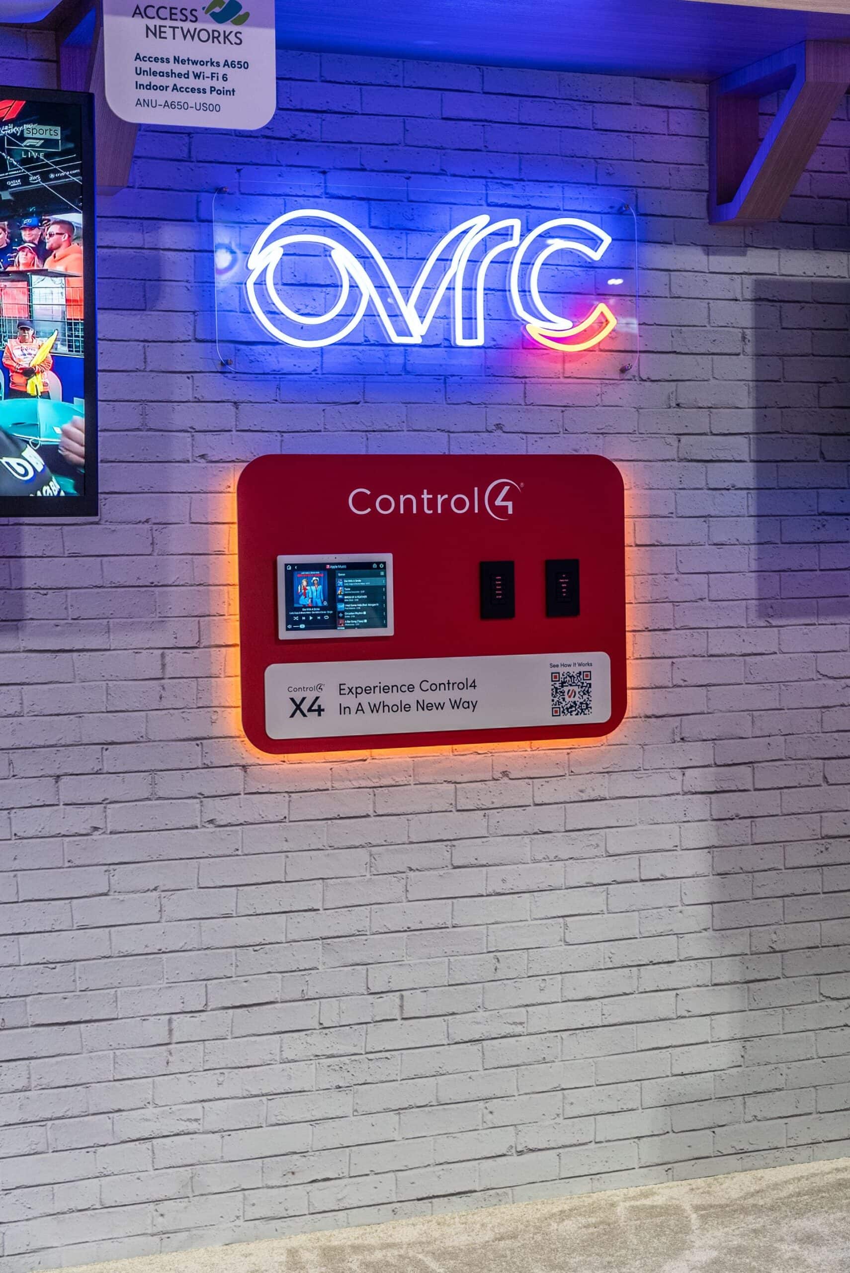 Snap One 50x70 trade show exhibit CEDIA 2024 - OVRC Control 4