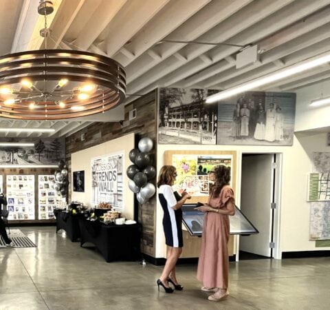 Visit High Point branded interior - left side 2