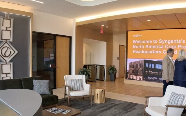 Syngenta facility lobby at grand opening