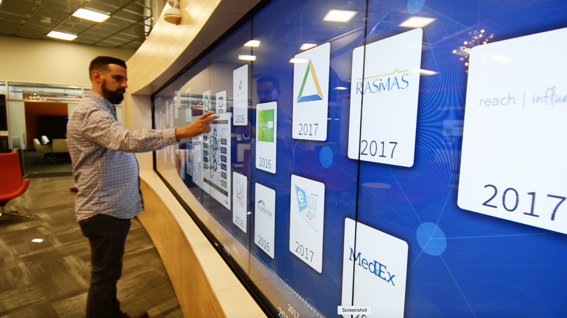 Inmar Innovation Lab Multi Touch Wall - Tyson