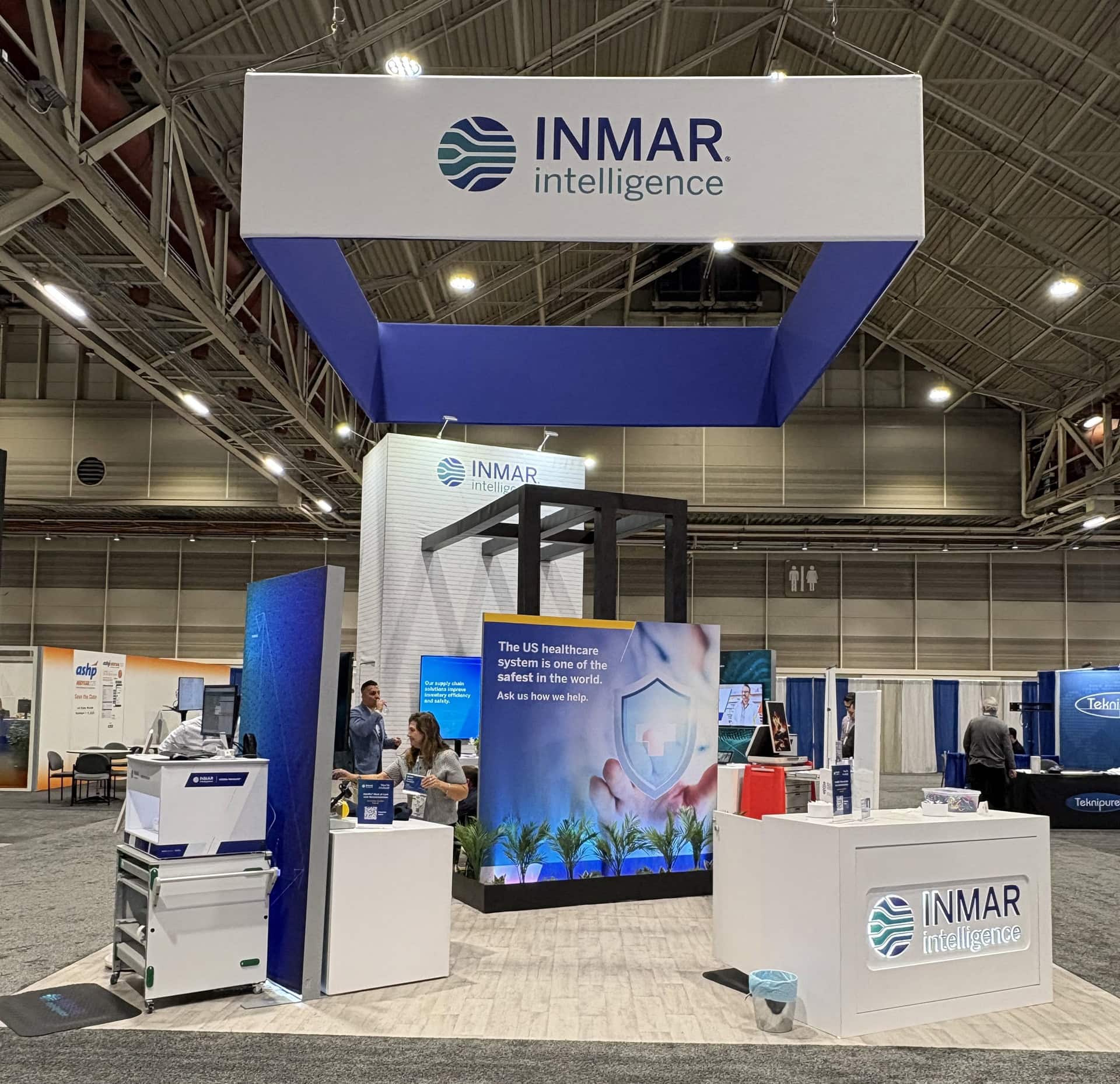 Inmar Intelligence at ASHP 2024 20x30 exhibit - right side