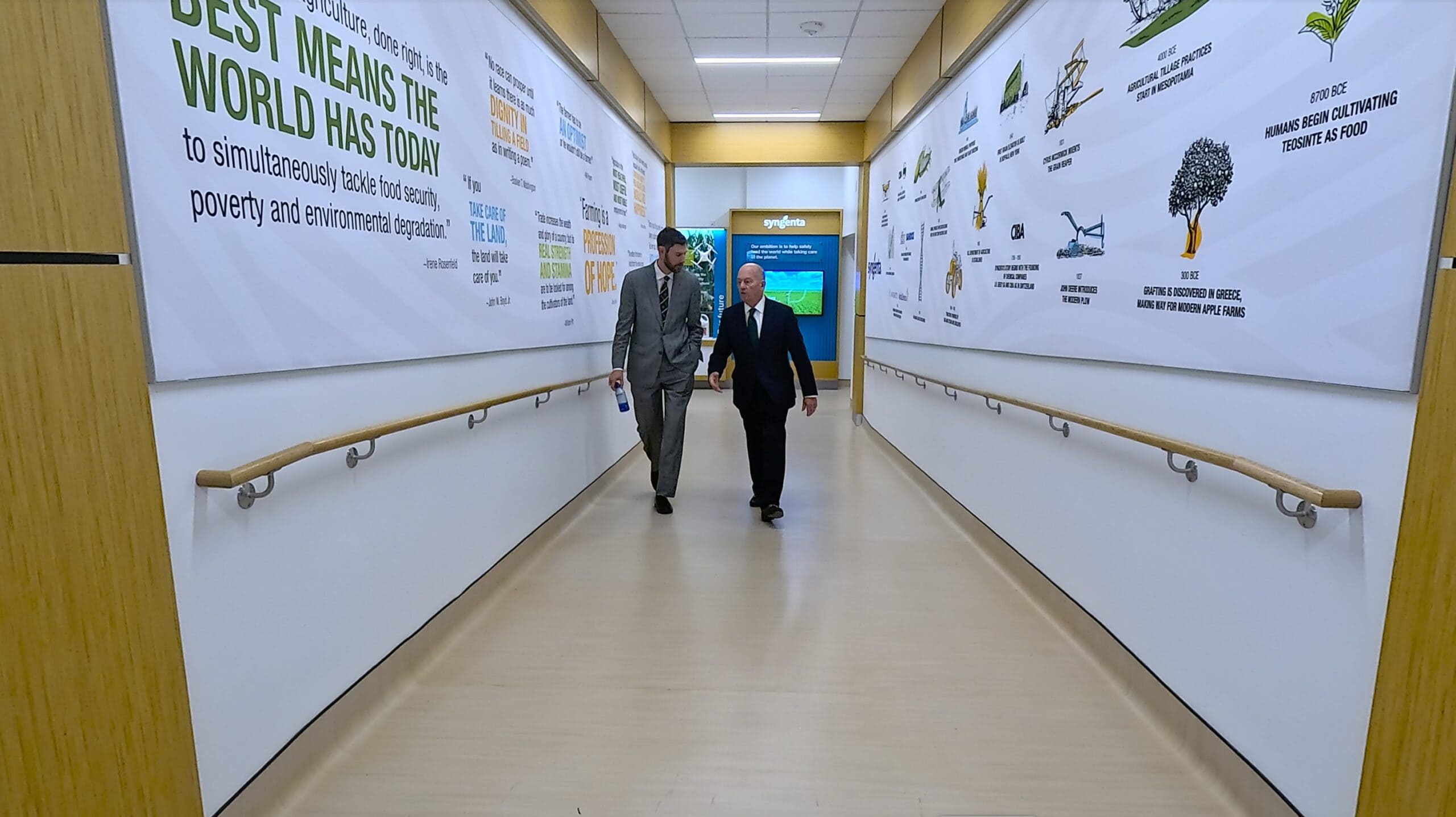 Sustainable agriculture and innovation showcased at Holt Experiential exhibit.